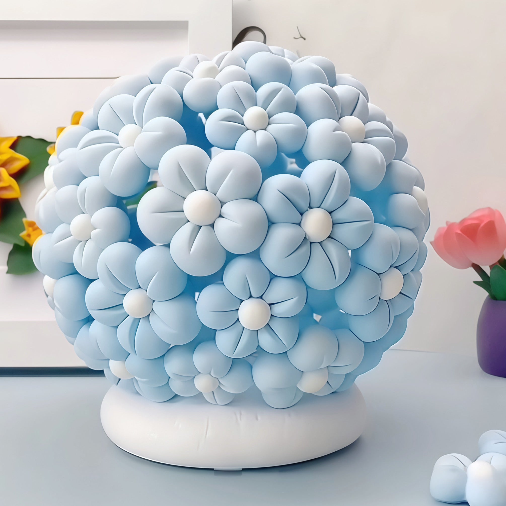 A Blooming Clay Night Light