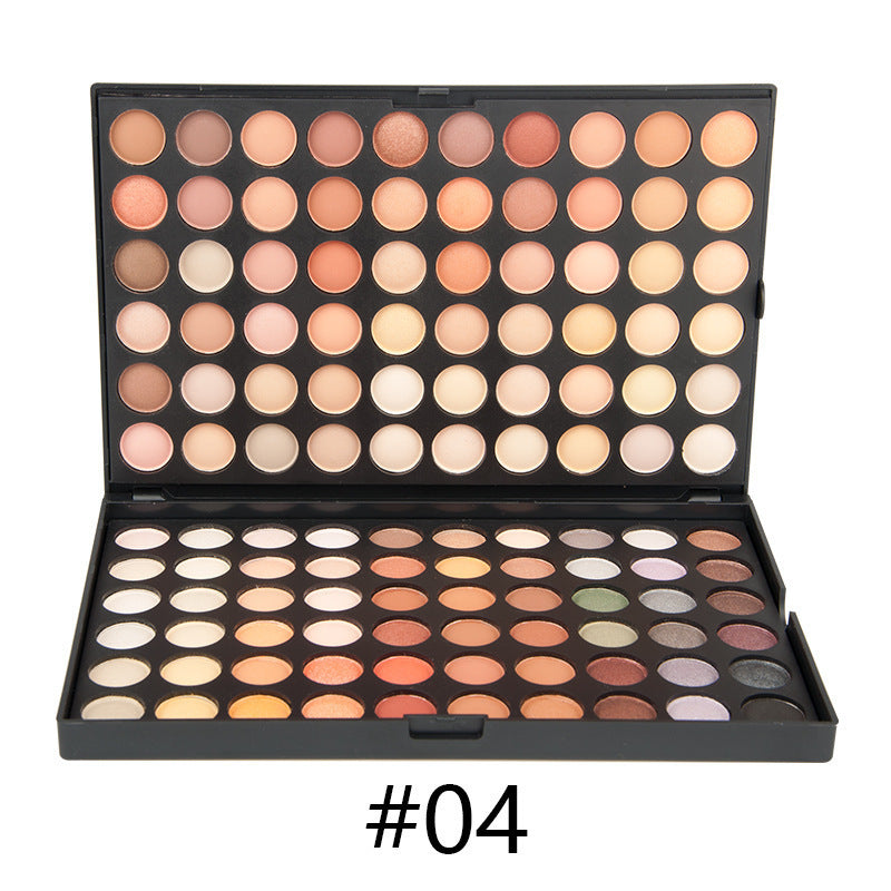 Neutral 120 colors pearl, matte, earth color eyeshadow makeup palette