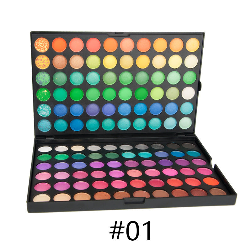 Neutral 120 colors pearl, matte, earth color eyeshadow makeup palette