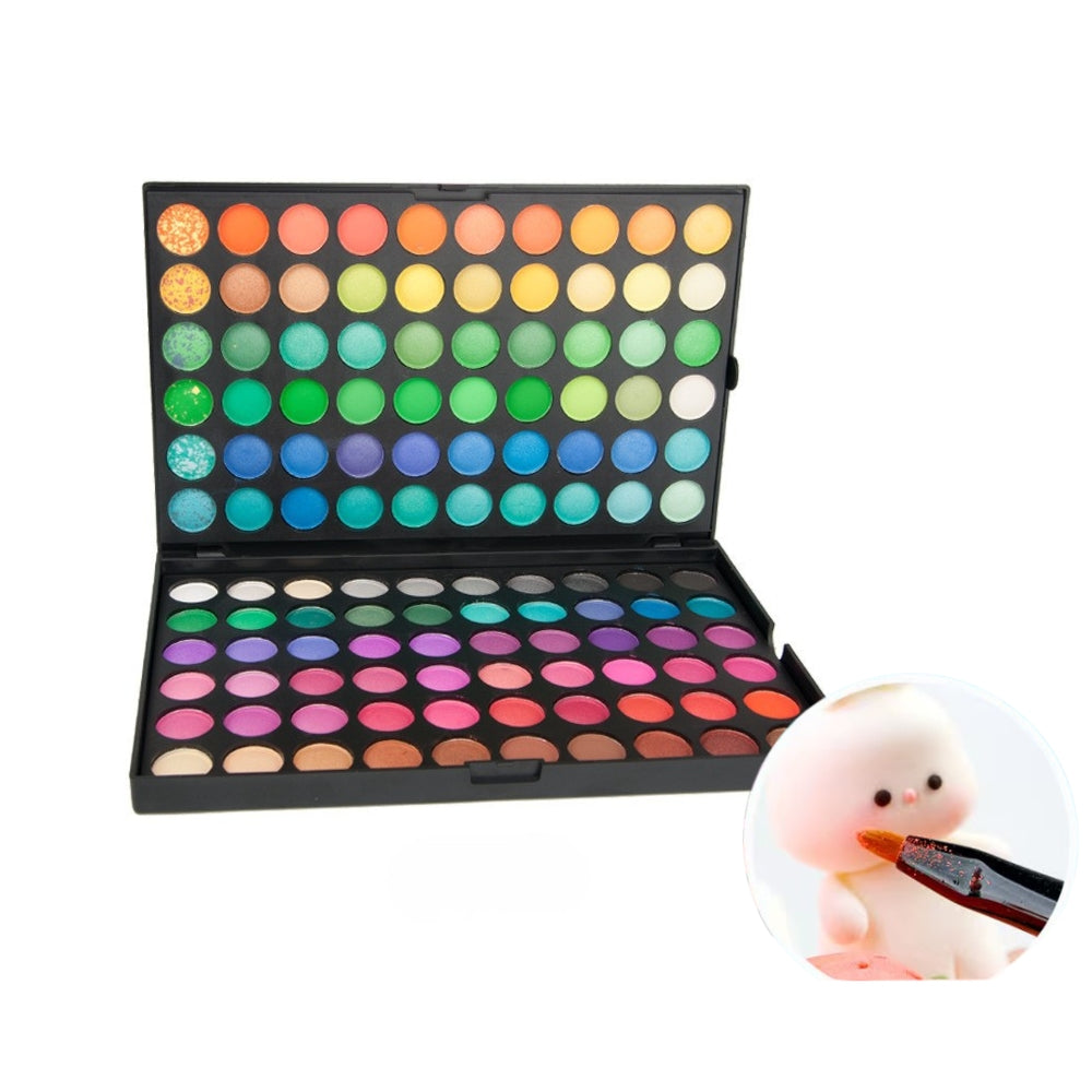 Neutral 120 colors pearl, matte, earth color eyeshadow makeup palette
