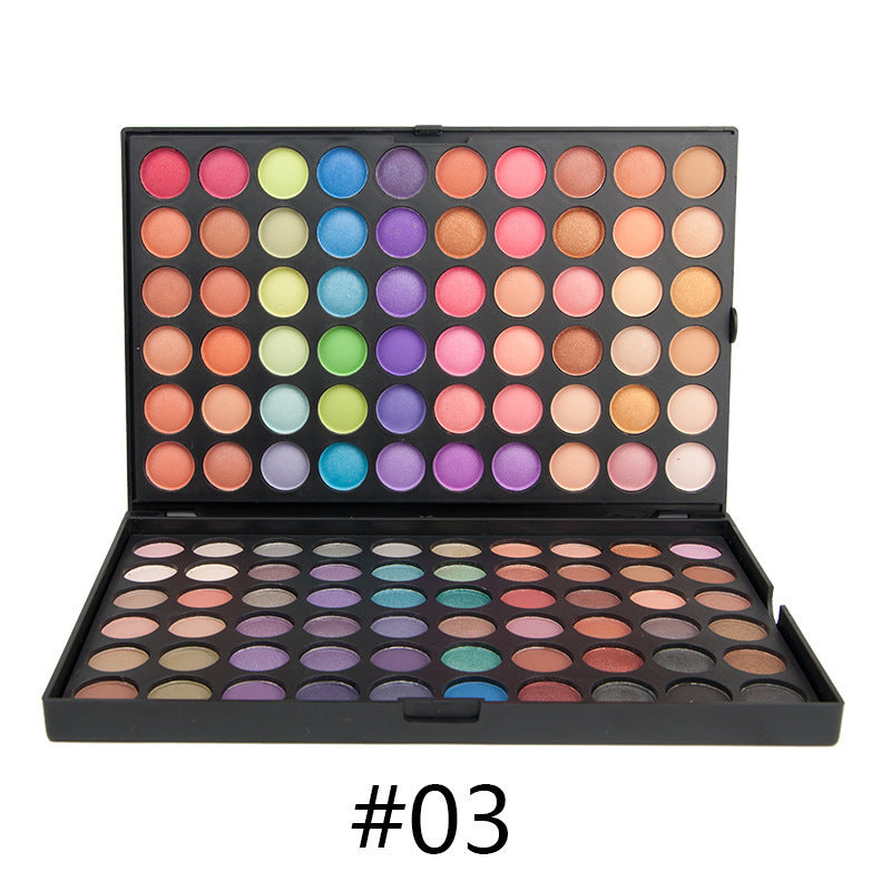 Neutral 120 colors pearl, matte, earth color eyeshadow makeup palette