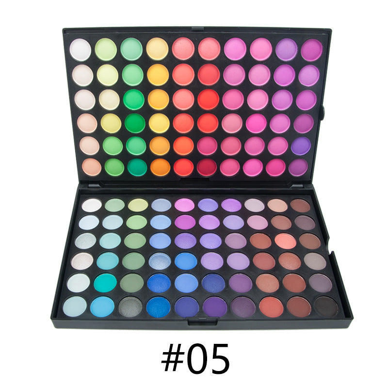 Neutral 120 colors pearl, matte, earth color eyeshadow makeup palette