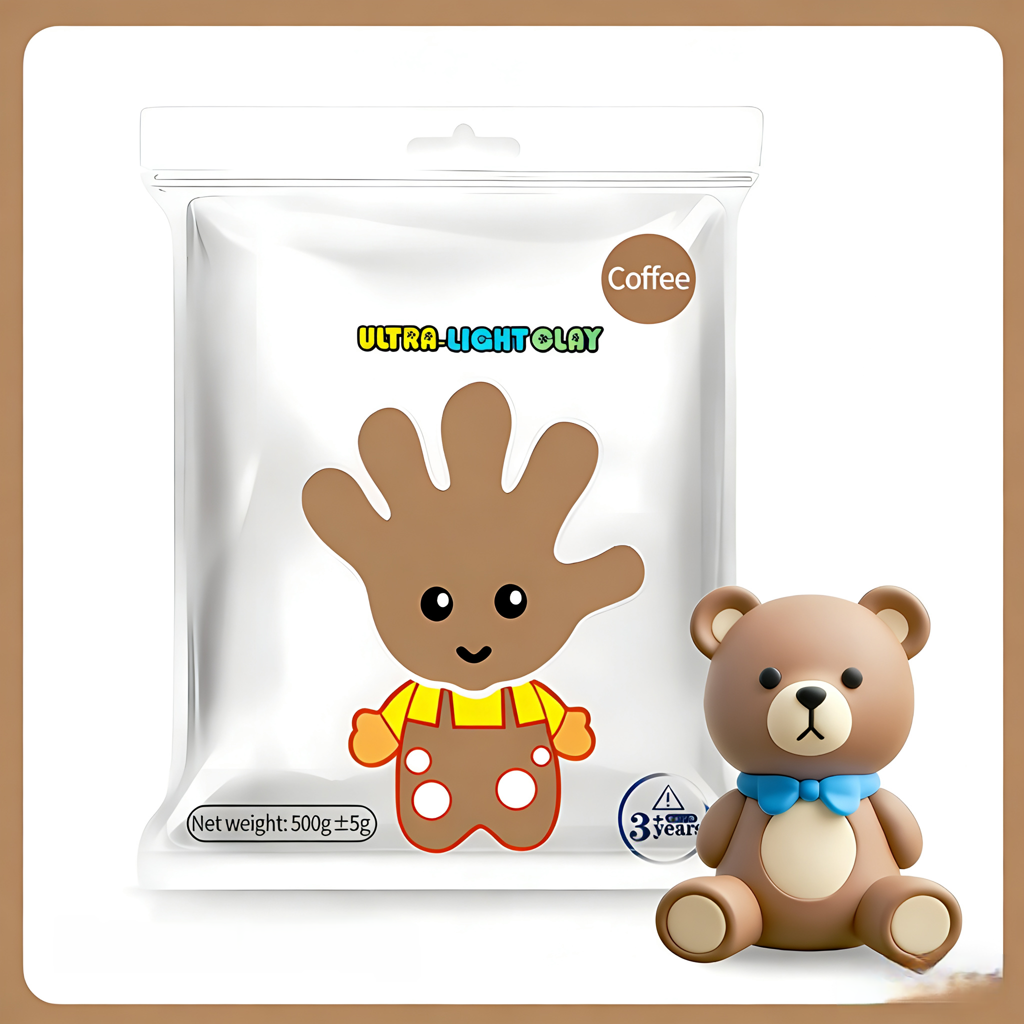 500g/Bag(1.1lbs) Ultra Light Air-Dry Clay