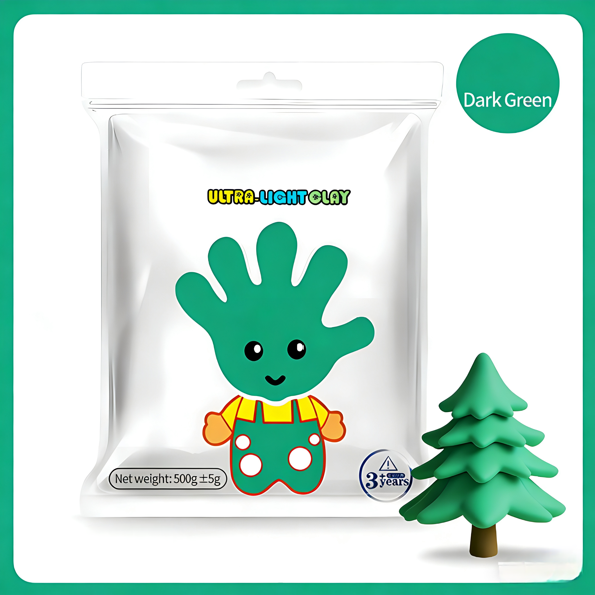 500g/Bag(1.1lbs) Ultra Light Air-Dry Clay