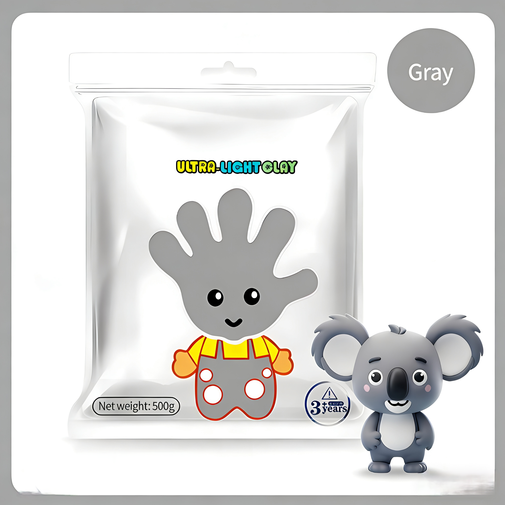 500g/Bag(1.1lbs) Ultra Light Air-Dry Clay