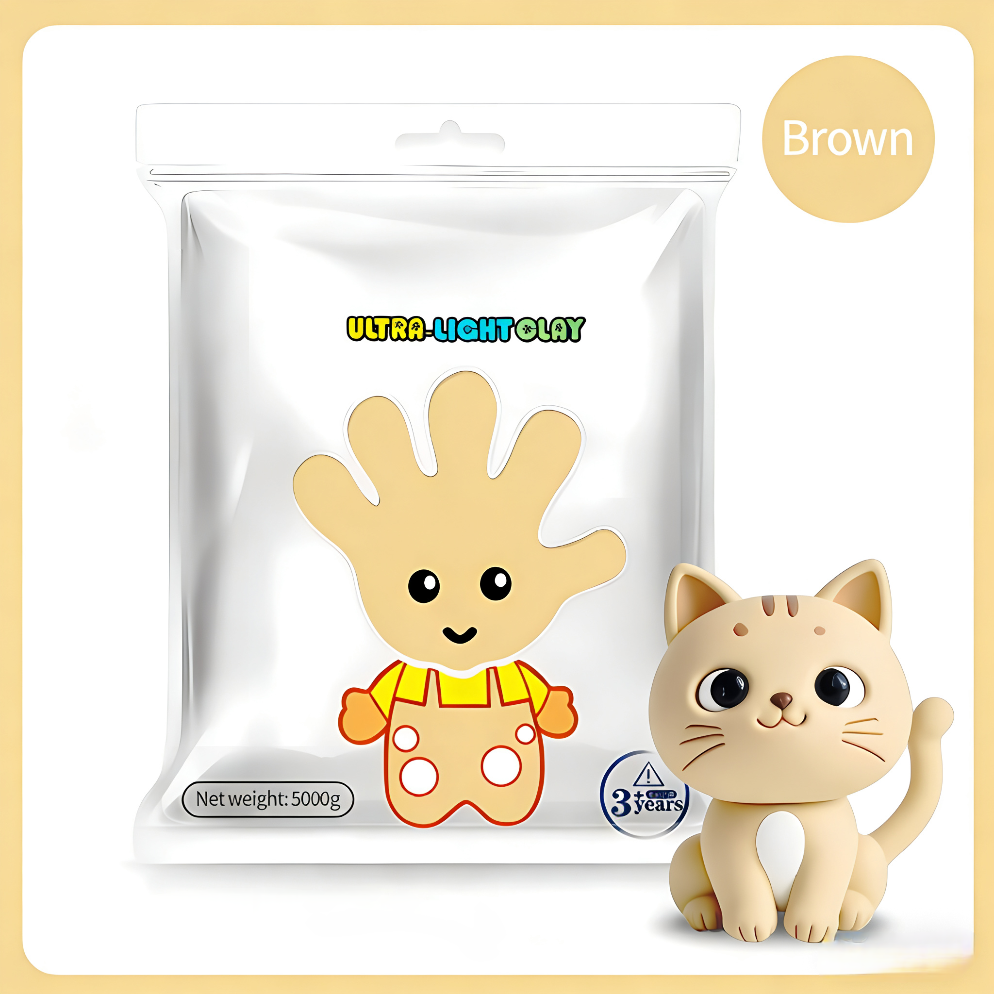 500g/Bag(1.1lbs) Ultra Light Air-Dry Clay