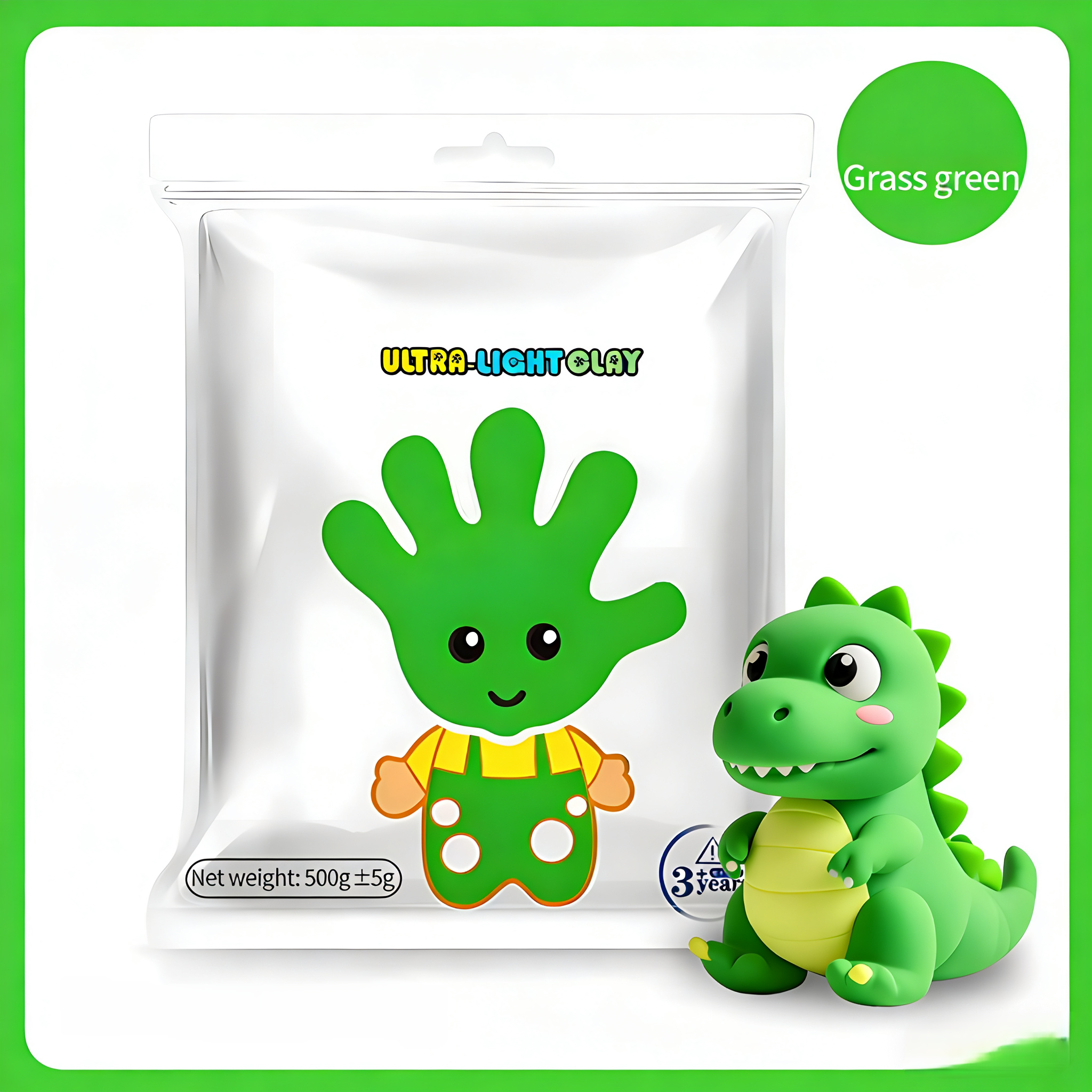 500g/Bag(1.1lbs) Ultra Light Air-Dry Clay