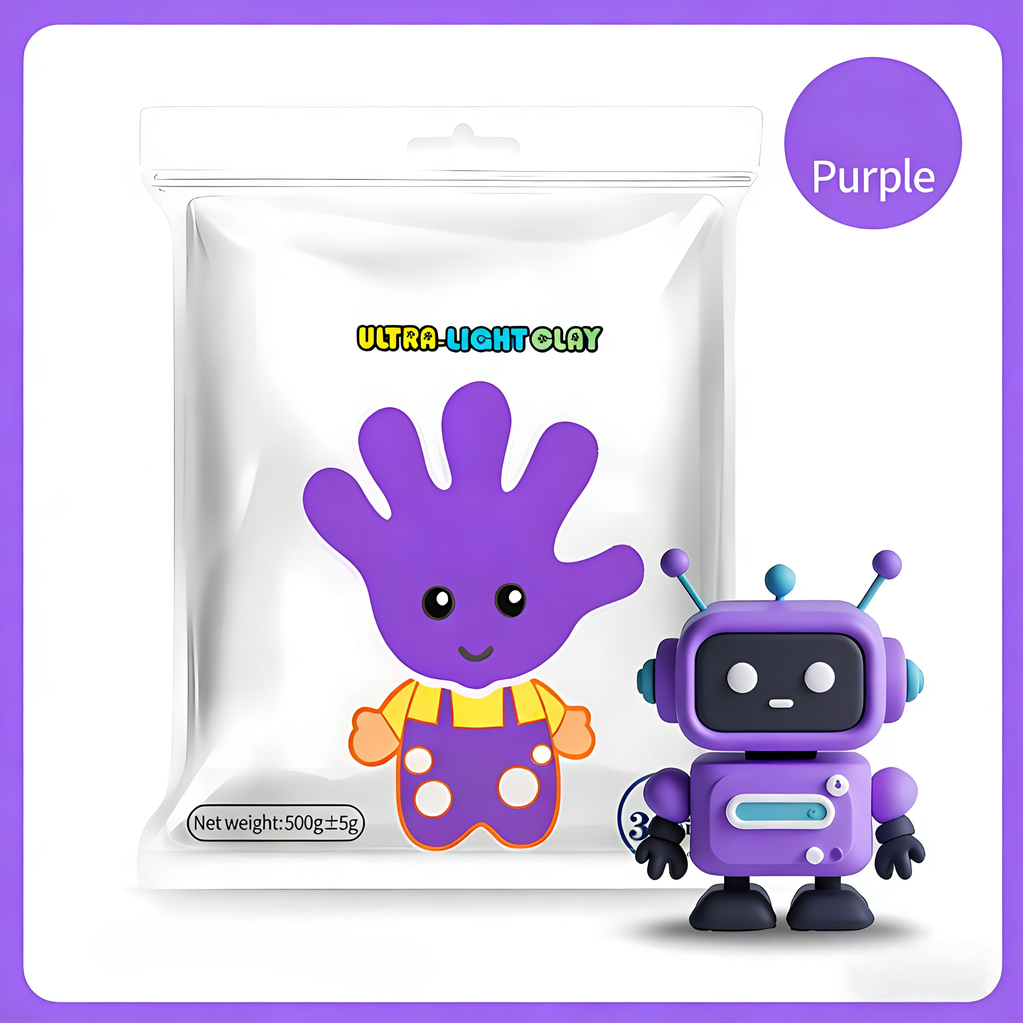 500g/Bag(1.1lbs) Ultra Light Air-Dry Clay