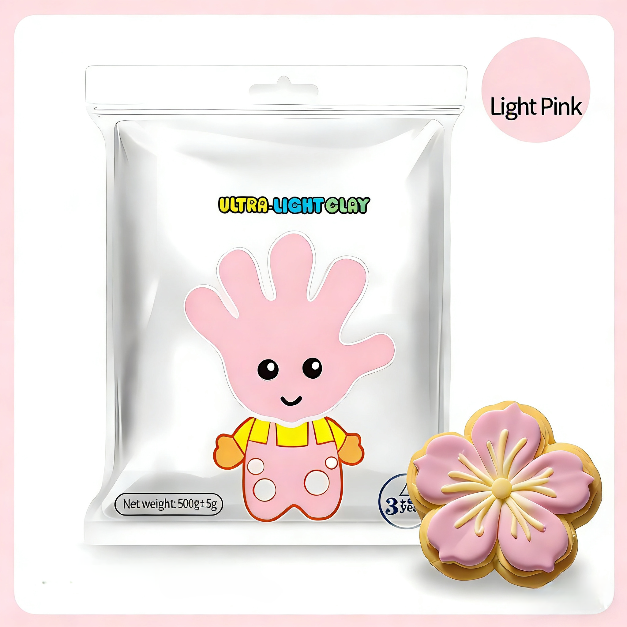 500g/Bag(1.1lbs) Ultra Light Air-Dry Clay