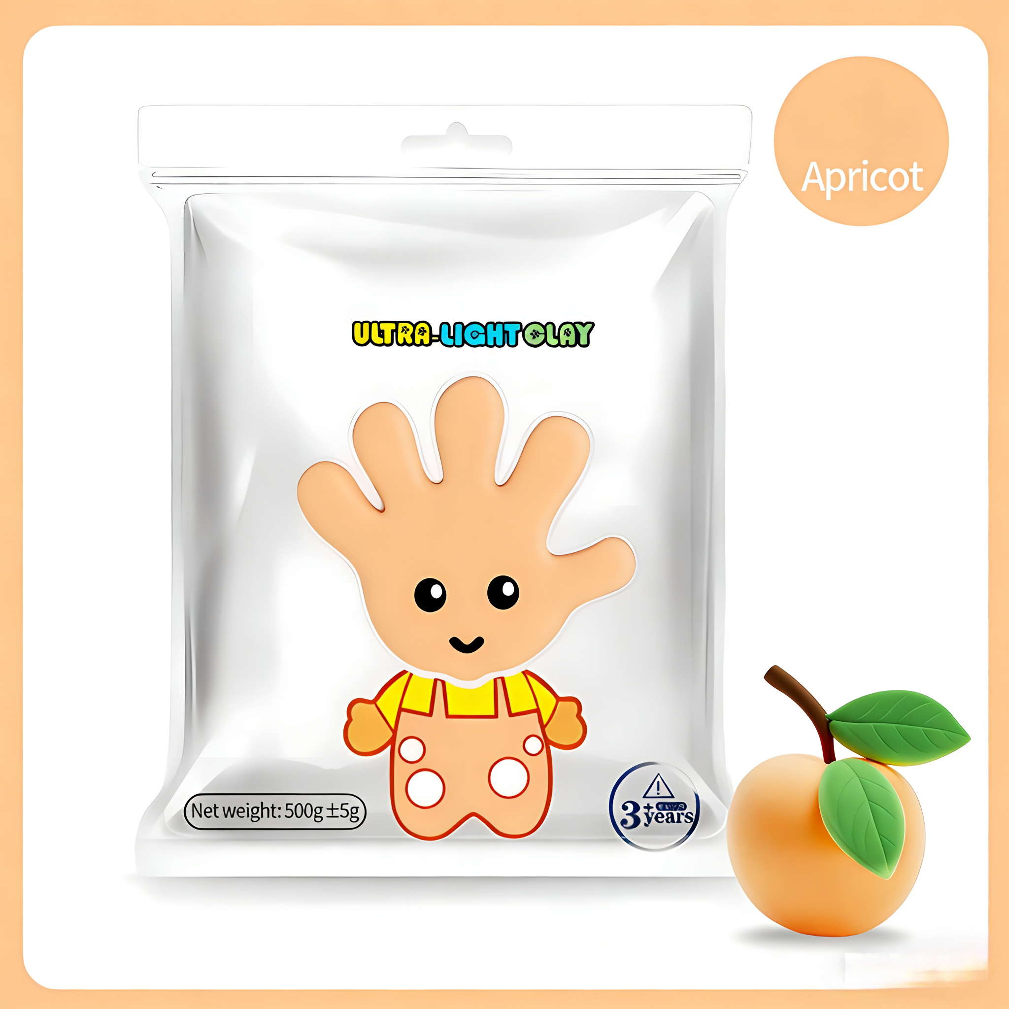 500g/Bag(1.1lbs) Ultra Light Air-Dry Clay