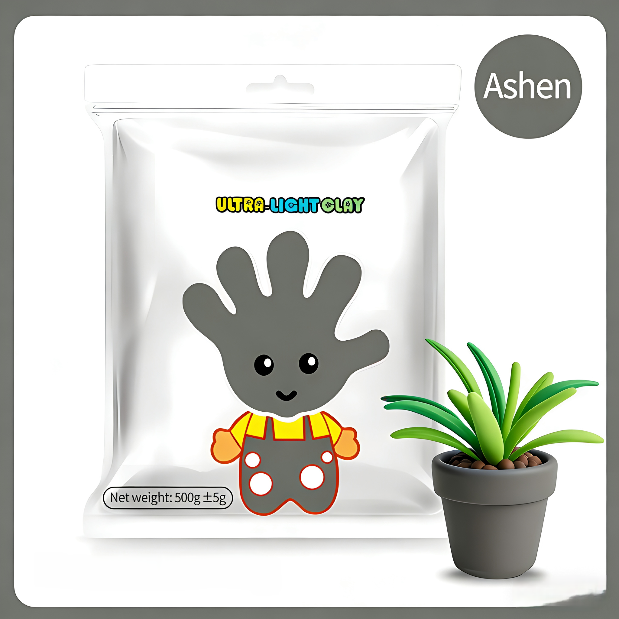 500g/Bag(1.1lbs) Ultra Light Air-Dry Clay